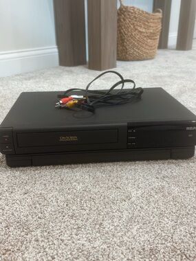 Vintage And Rare RCA VHS Player, TESTED AND WORKING! RCA Cable Included!